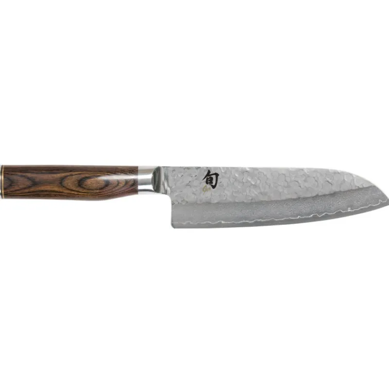 Couteaux Santoku | Couteaux Santoku Japonais-KAI SHUN Premier Série Tim Mälzer Couteau japonais SANTOKU 18 cm