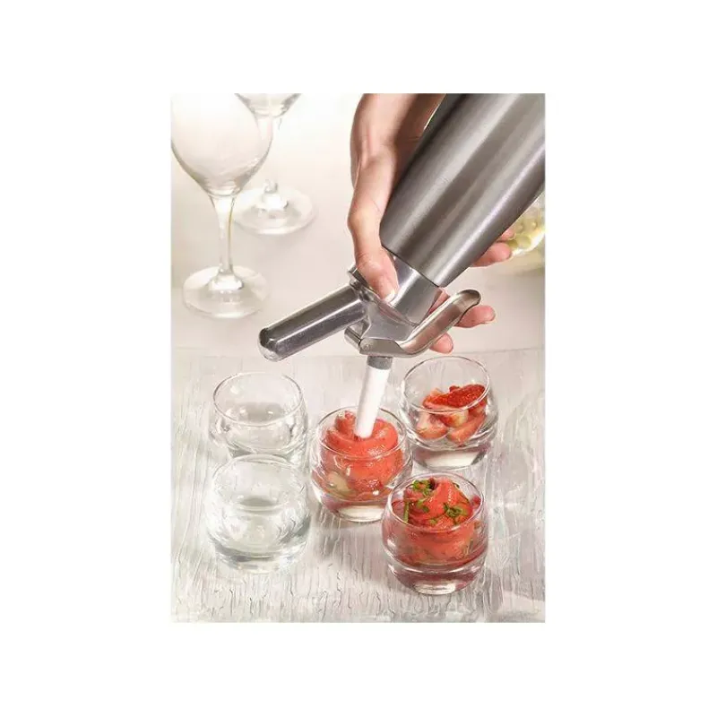Siphons-YooCook Siphon pour mousses et crèmes chaudes ou froides 0,50 L