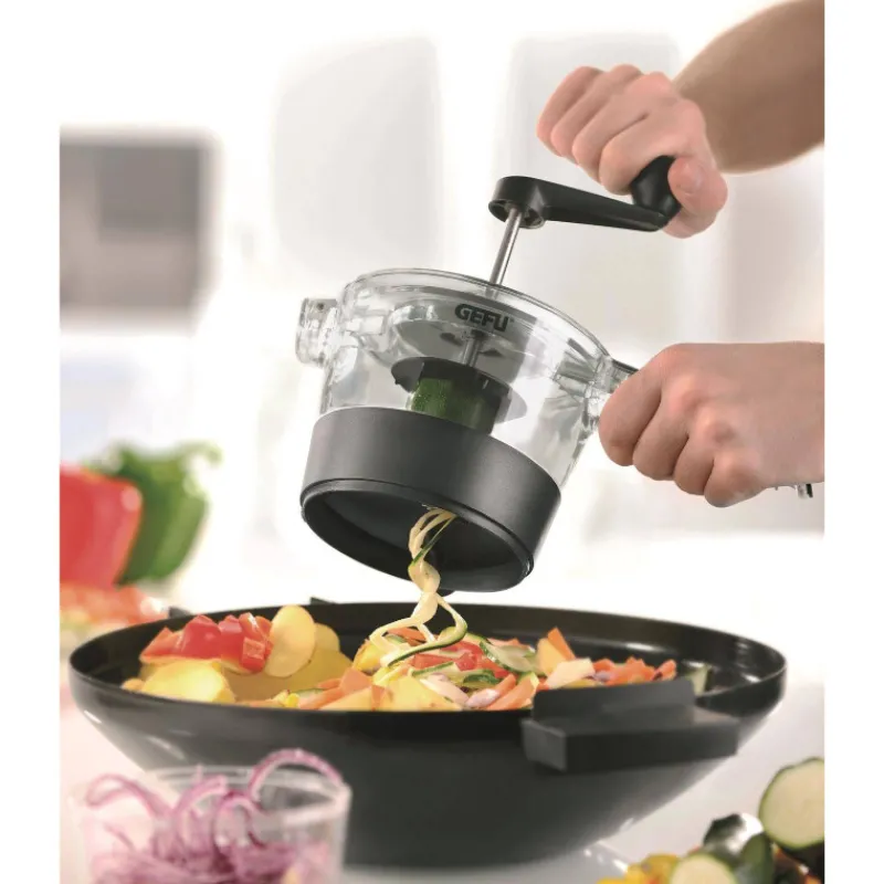 Couper-GEFU SPIRALFIX Taille Julienne Légumes tagliatelles   noir