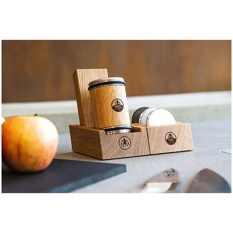 Aiguiseur Horl-HORL Station de rangement pour disques meules de echange  ®  en Bois de Chêne