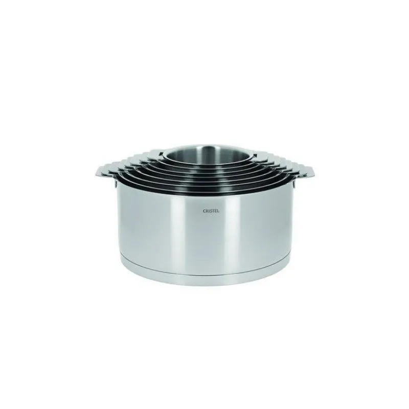 Casseroles Cristel | Casseroles Amovibles-CRISTEL STRATE Casserole Amovible Inox Corps L D 12