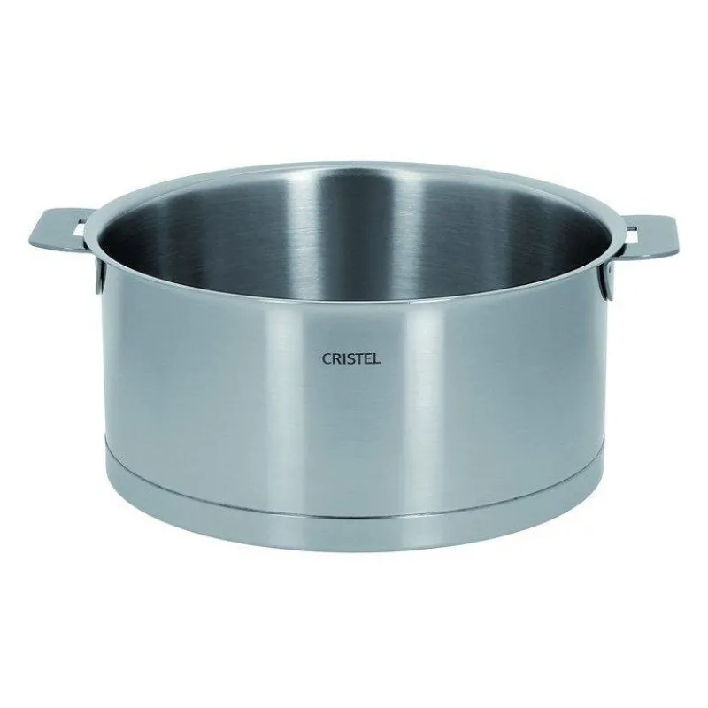 Casseroles En Inox | Casseroles Cristel-CRISTEL STRATE Série 3 Casseroles Amovible Inox Corps L + poignée ZENITH   D16 à 20
