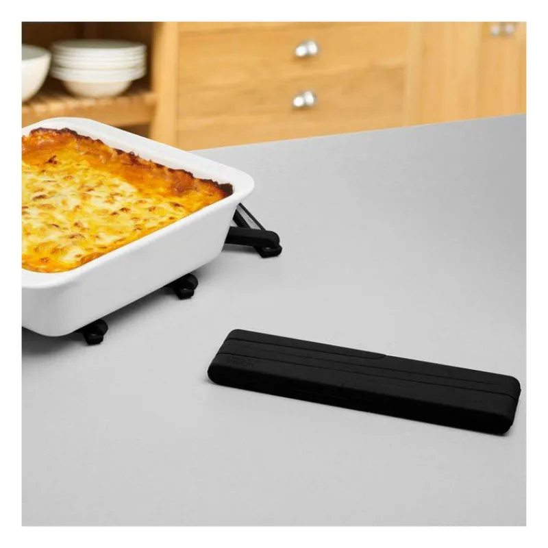 Dessous De Plats Extensibles Pliables-Joseph Joseph STRETCH Dessous de Plat étirable en composite silicone/nylon NOIR