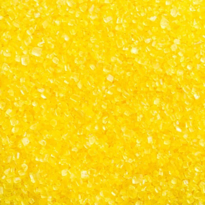 Sucres Et Décors-Decora Sucre en poudre pailletée Pot de 100 g  JAUNE