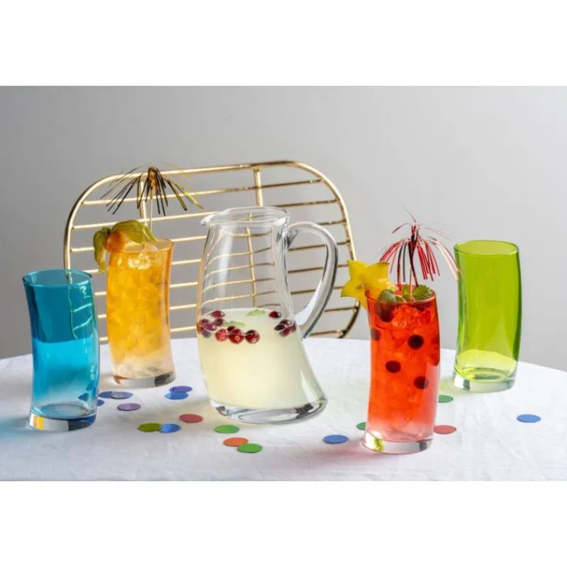 Carafes À Vin | Carafes À Eau-LEONARDO SWING Coffret Pichet 1.3 L avec 4 verres Haut 45 cl SC