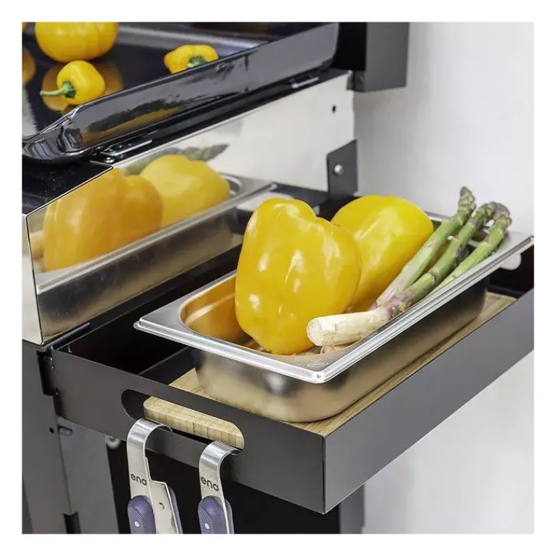 Plancha Eno-ENO Tablette amovible Etagère Plateau pour Combo Initial Noir