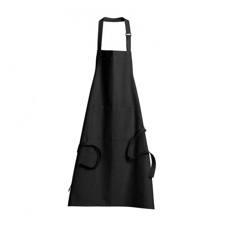Tabliers-WINKLER Tablier de cuisine DARIO Coton recyclé Noir