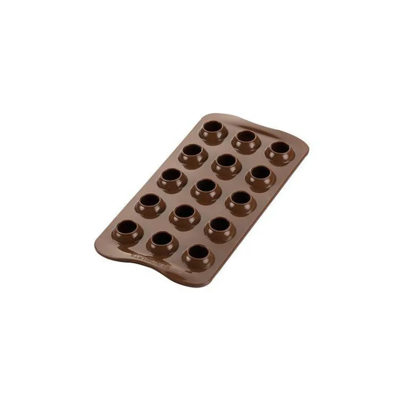 Moules Silikomart | Moules À Gâteaux Silicone-SilikoMart TARTUFINO Moule Chocolat mini boule Sphère en silicone 3Design