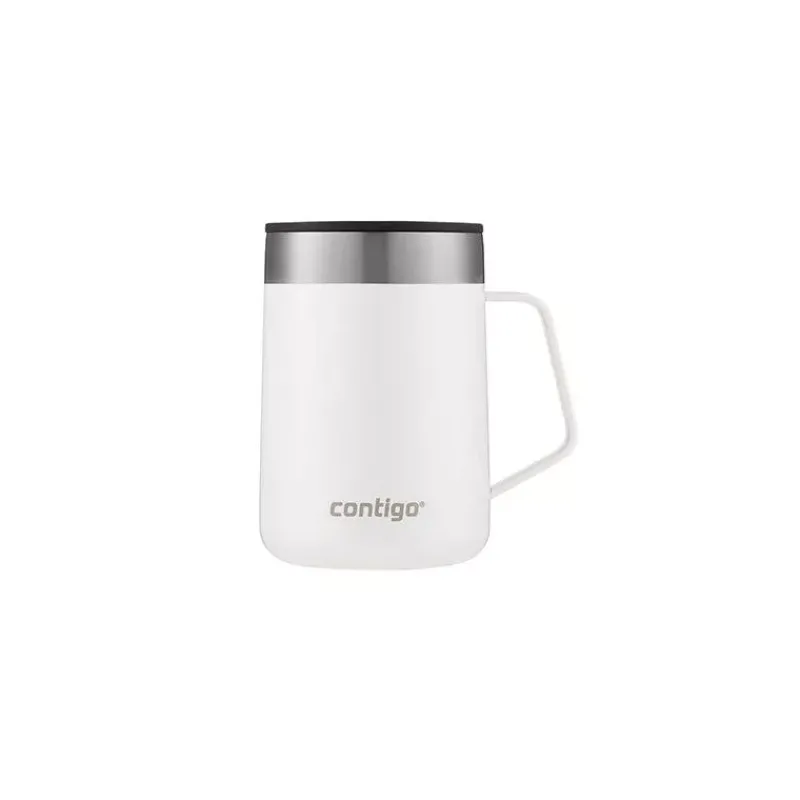Gourdes Isothermes Et Mugs-Contigo Tasse Mug isotherme acier STREETERVILLE BLANC 420 ml