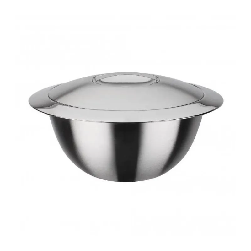 Boites Et Saladiers | Boites Hermétiques-GSW Thermo Saladier avec couvercle double paroi en acier inoxydable D16
