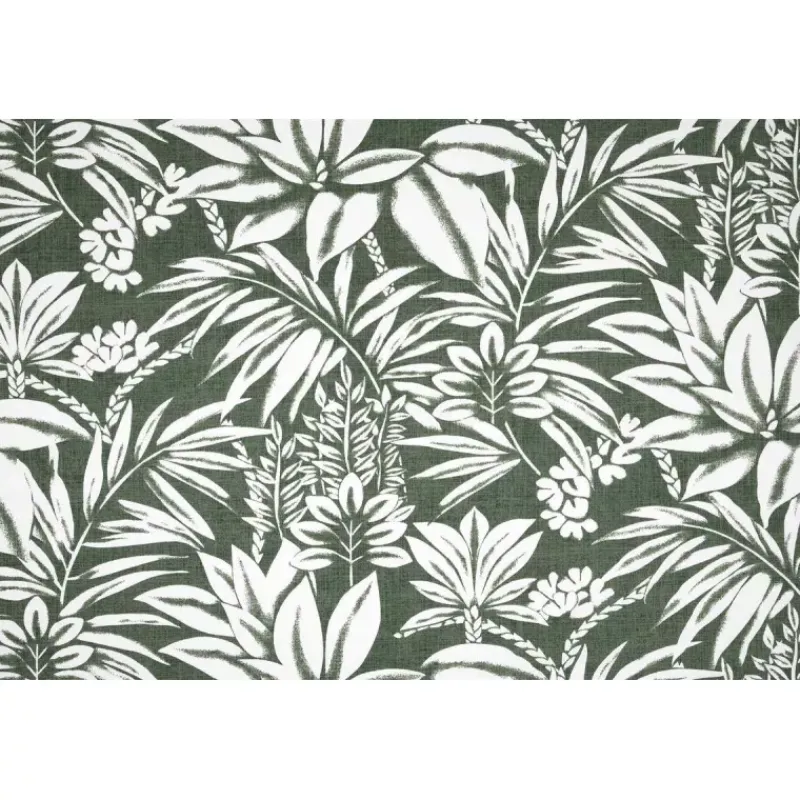 Tissus Au Mètre-STOF TISSU enduit 150 75% Coton 15% Acrylique 10% Polyester IGUAZU vert Longueur exprimée en cm
