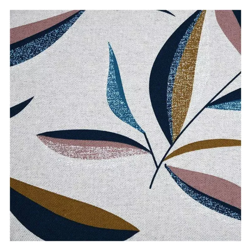 Tissus Au Mètre-STOF TISSU enduit 15 90% Coton 10% Polyester KENTIVA Marine Longueur exprimée en cm