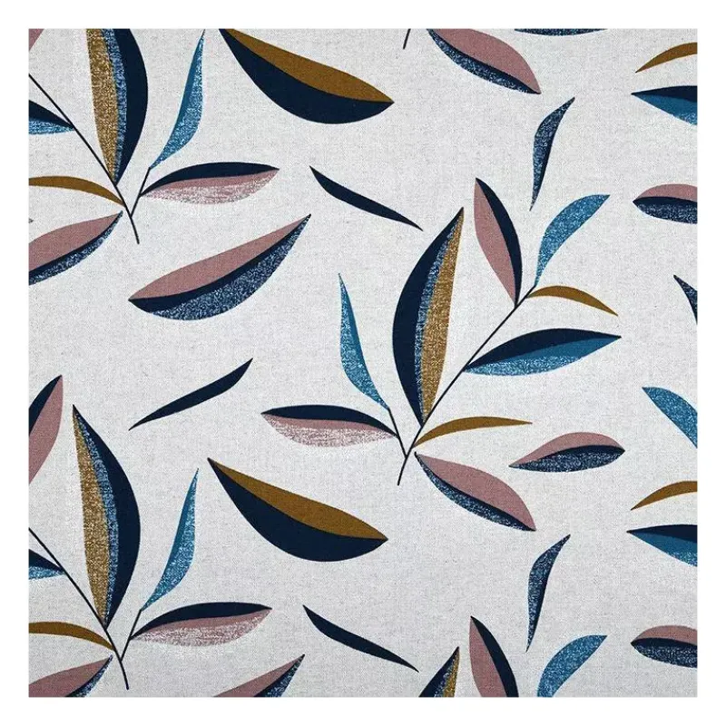 Tissus Au Mètre-STOF TISSU enduit 15 90% Coton 10% Polyester KENTIVA Marine Longueur exprimée en cm