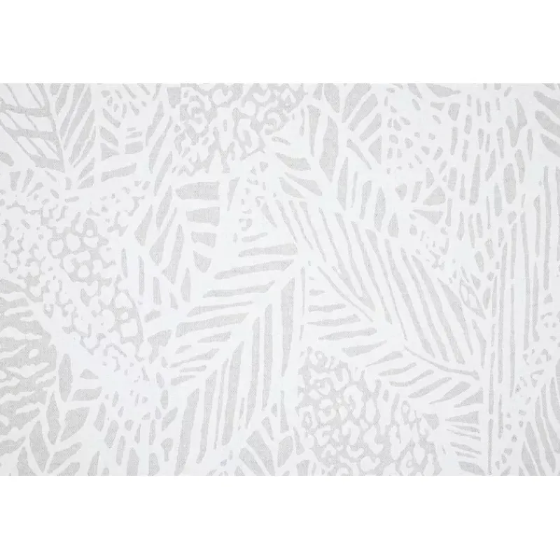 Tissus Au Mètre-STOF TISSU nappe Goias toile savoie enduit blanc 150 77% Co 15% Acr 8% Pol Longueur exprimée en cm