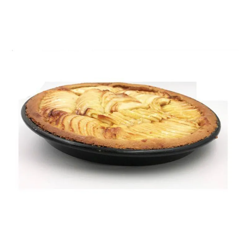Quiches Et Tourtes-La Casserolerie Tourtière en acier émaillé noir D28