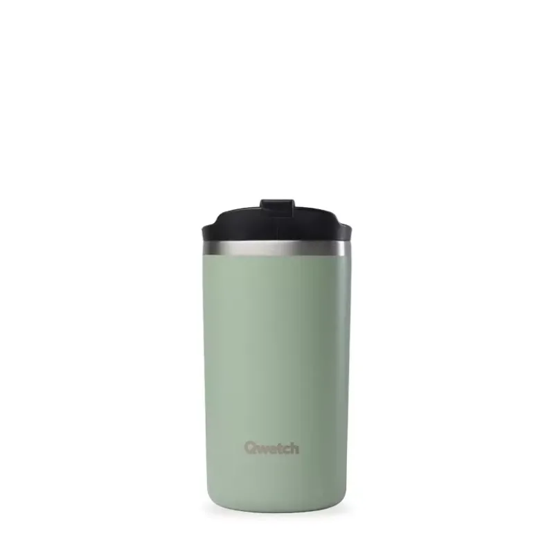 Tumblers Mugs Isotherme | Mugs-Qwetch TRAVEL MUG isotherme double paroi en Inox 350ml Vert tilleul