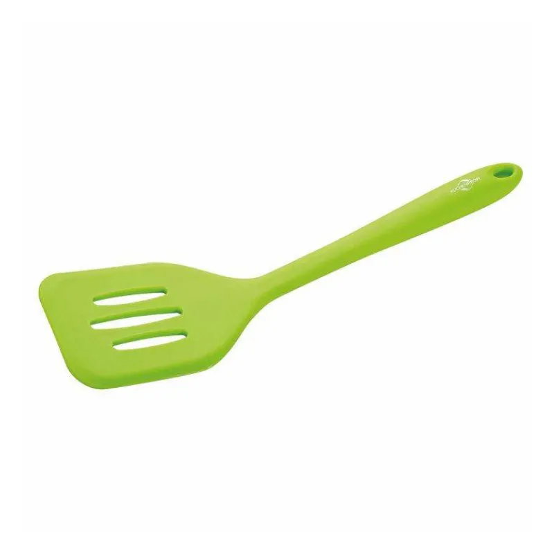 Spatules-KUCHENPROFI TREND Spatule ajourée à retourner recouverte tout silicone Vert