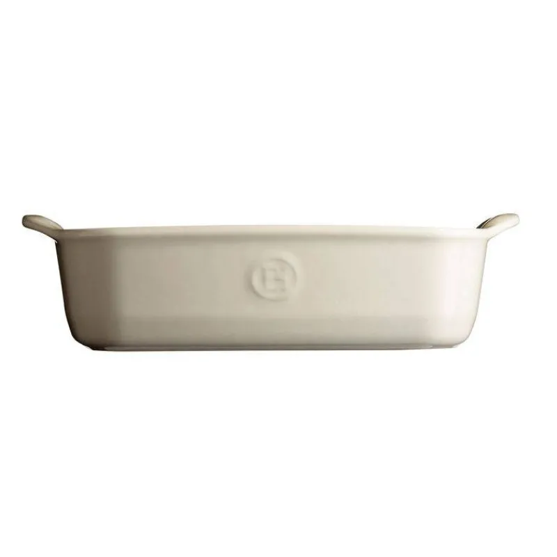 Plats À Rôtir Et Gratins-Emile HENRY ULTIME Plat à Four en Céramique Rectangle Blanc Argile 18 x 14 cm
