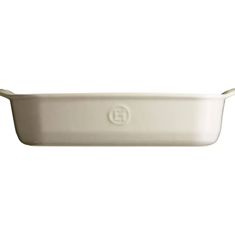 Plats À Rôtir Et Gratins-Emile HENRY ULTIME Plat à Four en Céramique Rectangle Blanc Argile 29 x 19 cm