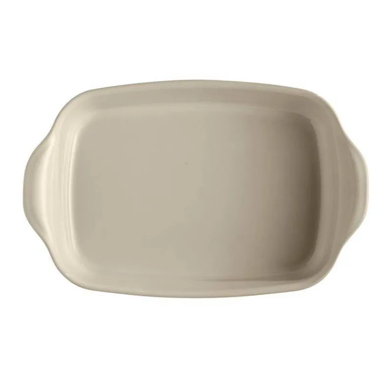 Plats À Rôtir Et Gratins-Emile HENRY ULTIME Plat à Four en Céramique Rectangle Blanc Argile 36 x 23 cm