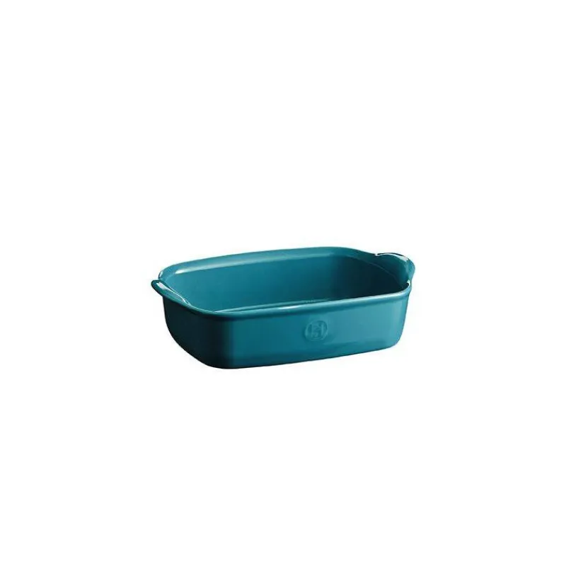 Plats À Rôtir Et Gratins-Emile HENRY ULTIME Plat à Four en Céramique Rectangle Bleu Calanque 18 x 14 cm