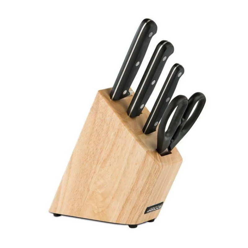 Couteaux D'office | Blocs Et Ensembles De Couteaux-ARCOS UNIVERSAL Bloc de 3 Couteaux - Office Cuisine Chef et Ciseaux -