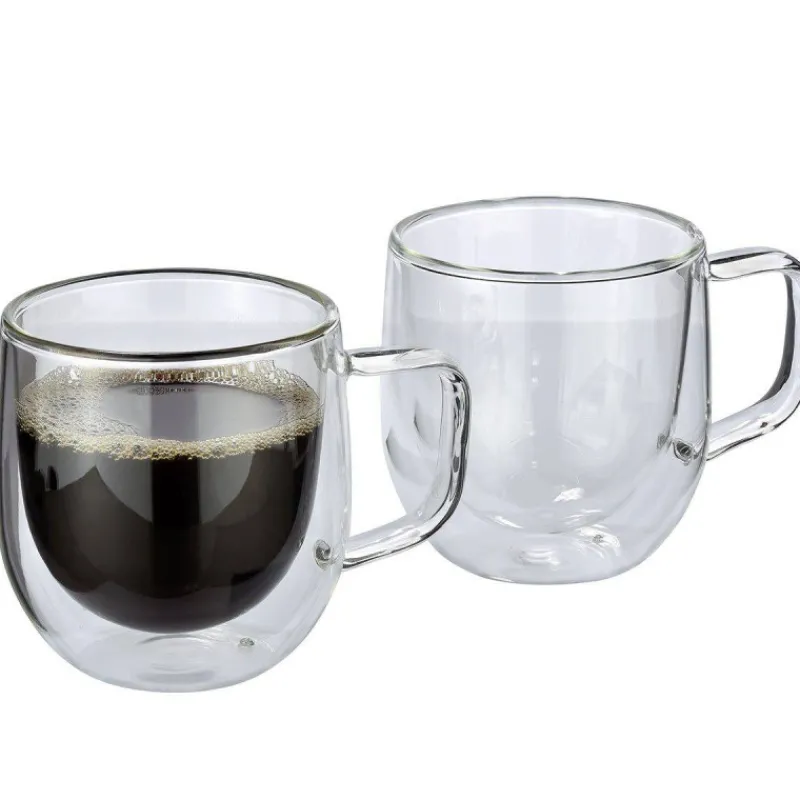 Tasses-cilio VENETO Tasse à café thé en verre double paroi 200 ml - les 2