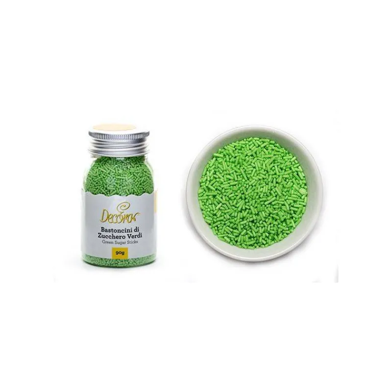 Sucres Et Décors | Décors Alimentaires-Decora Vermicelles de sucre Paquet de 90 g VERT