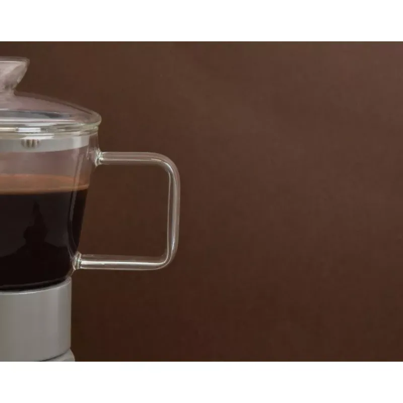 Cafetières Italiennes-Kitchen Craft VERONA Cafetière Italienne en Aluminium La Cafetière 6 Tasses Blanc Crème
