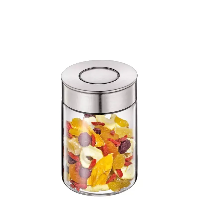 Boites Hermétiques-cilio VETRO boite de conservation hermétique verre et inox 700 ml