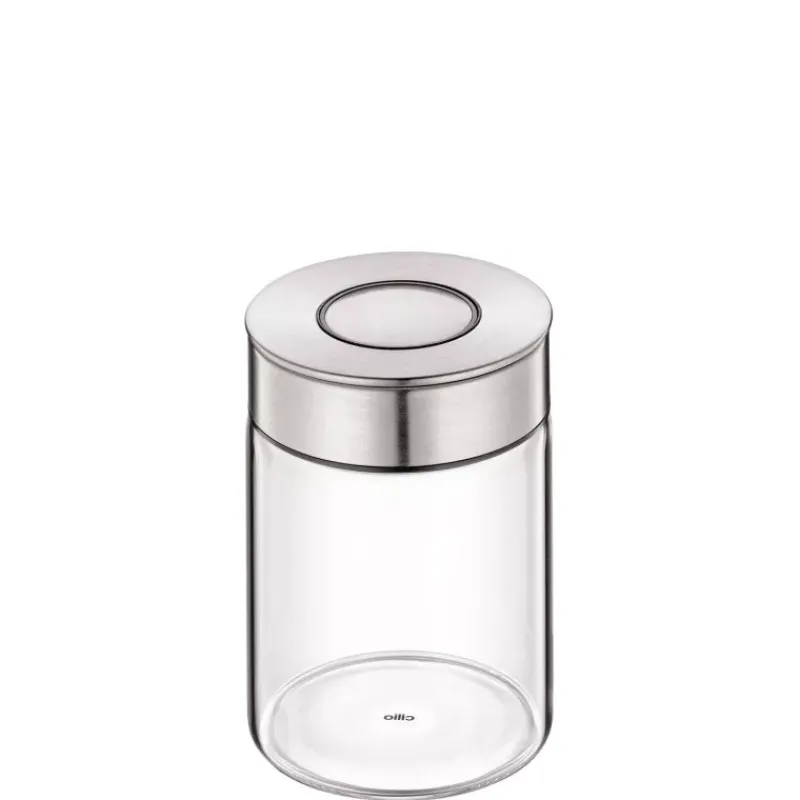 Boites Hermétiques-cilio VETRO boite de conservation hermétique verre et inox 700 ml