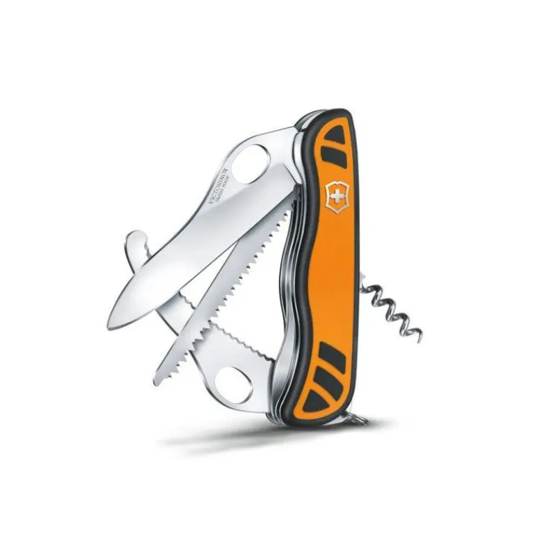 Couteaux De Poche | Couteaux Fermants-Victorinox Couteau Suisse fermant de poche multifonctions Chasse Hunter XT Grip Orange