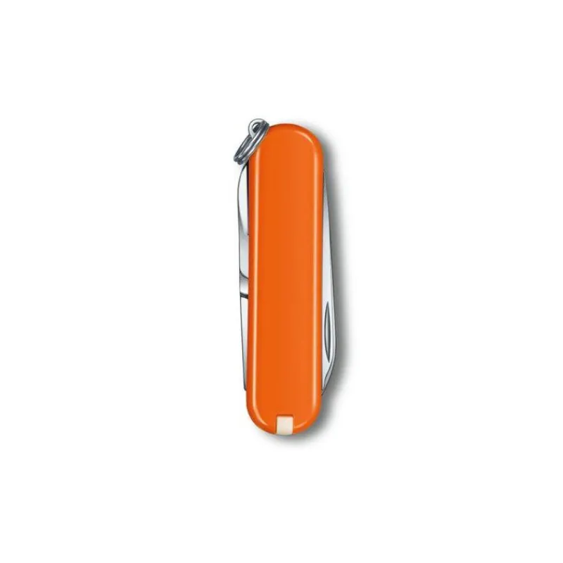 Couteaux De Poche | Couteaux Fermants-Victorinox Couteau Suisse fermant de poche multifonctions Porte Clé Classic SD Orange Mango Tango