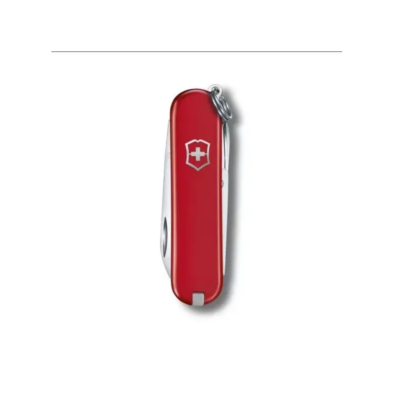 Couteaux De Poche | Couteaux Fermants-Victorinox Couteau Suisse fermant de poche multifonctions Porte Clé Classic SD Rouge Style Icon