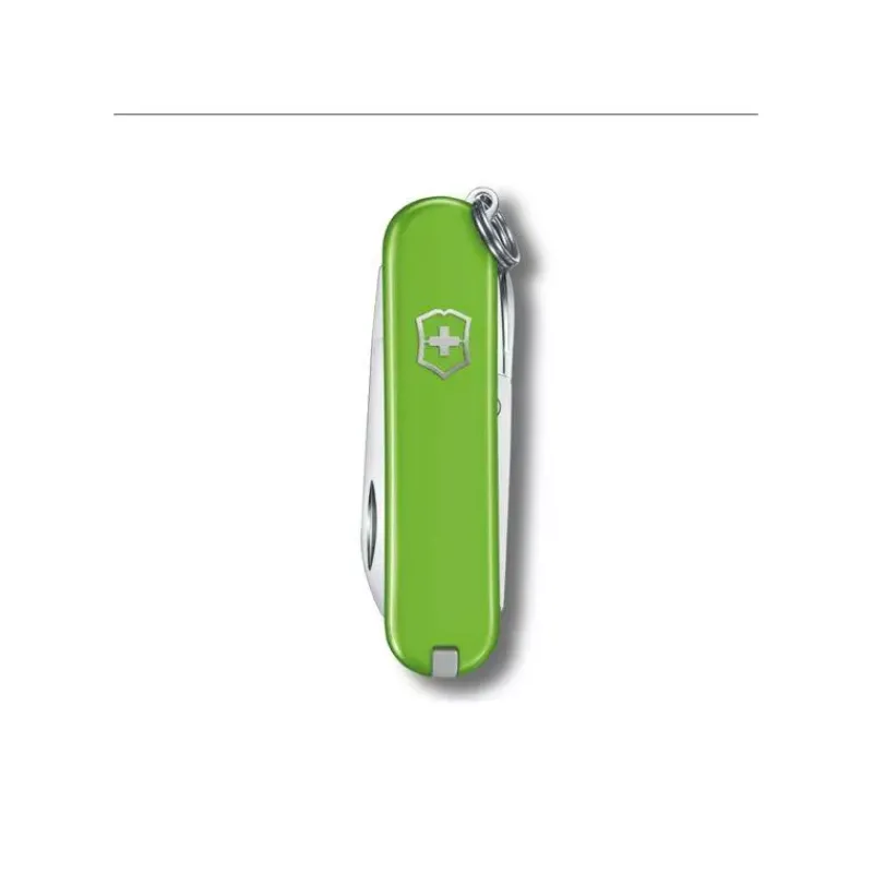 Couteaux De Poche | Couteaux Fermants-Victorinox Couteau Suisse fermant de poche multifonctions Porte Clé Classic SD Vert Pistache