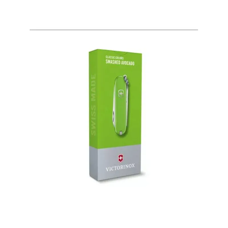 Couteaux De Poche | Couteaux Fermants-Victorinox Couteau Suisse fermant de poche multifonctions Porte Clé Classic SD Vert Pistache