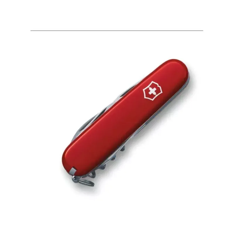 Couteaux De Poche | Couteaux Fermants-Victorinox Couteau Suisse fermant de poche multifonctions Spartan Rouge