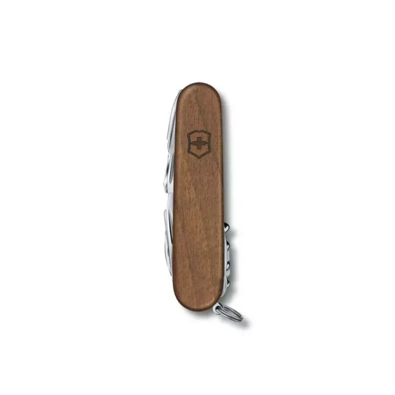 Couteaux De Poche | Couteaux Fermants-Victorinox Couteau Suisse fermant de poche multifonctions Swiss Champ Bois de Noyer