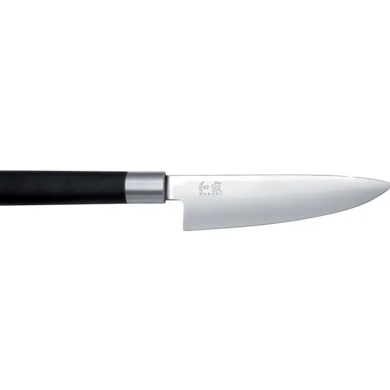 Couteaux Santoku | Couteaux Santoku Japonais-KAI WASABI Black Set de 3 Couteau de cuisine japonais - Office Universel et Santoku