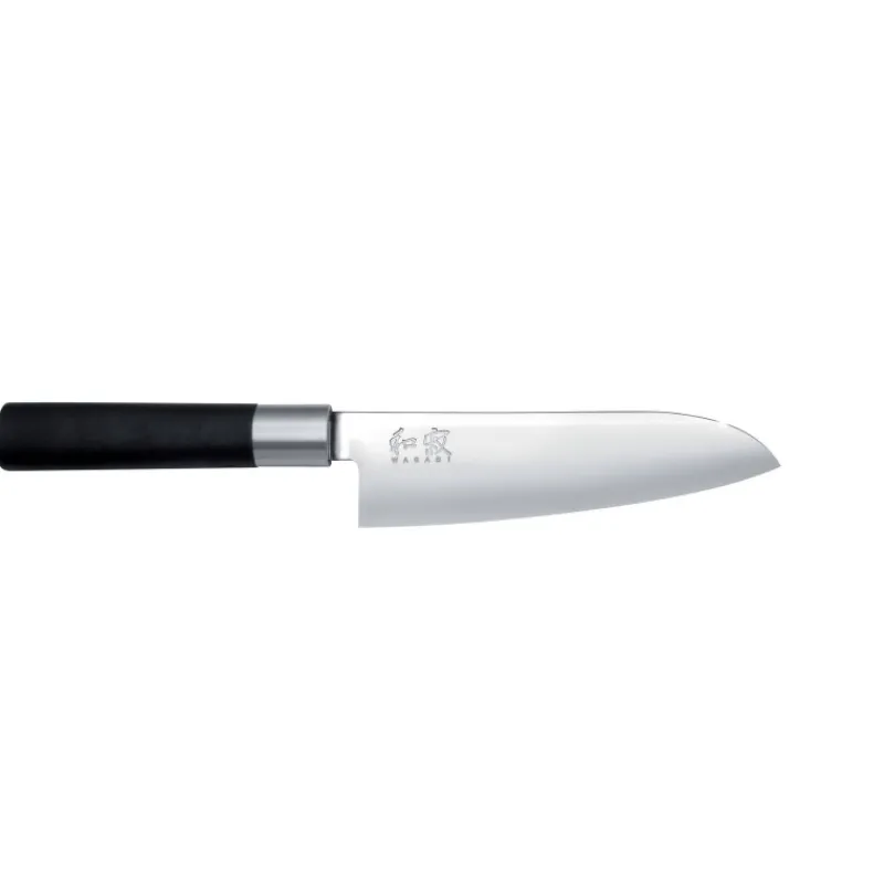 Couteaux Santoku | Couteaux Santoku Japonais-KAI WASABI Black Set de 3 Couteau de cuisine japonais - Office Universel et Santoku