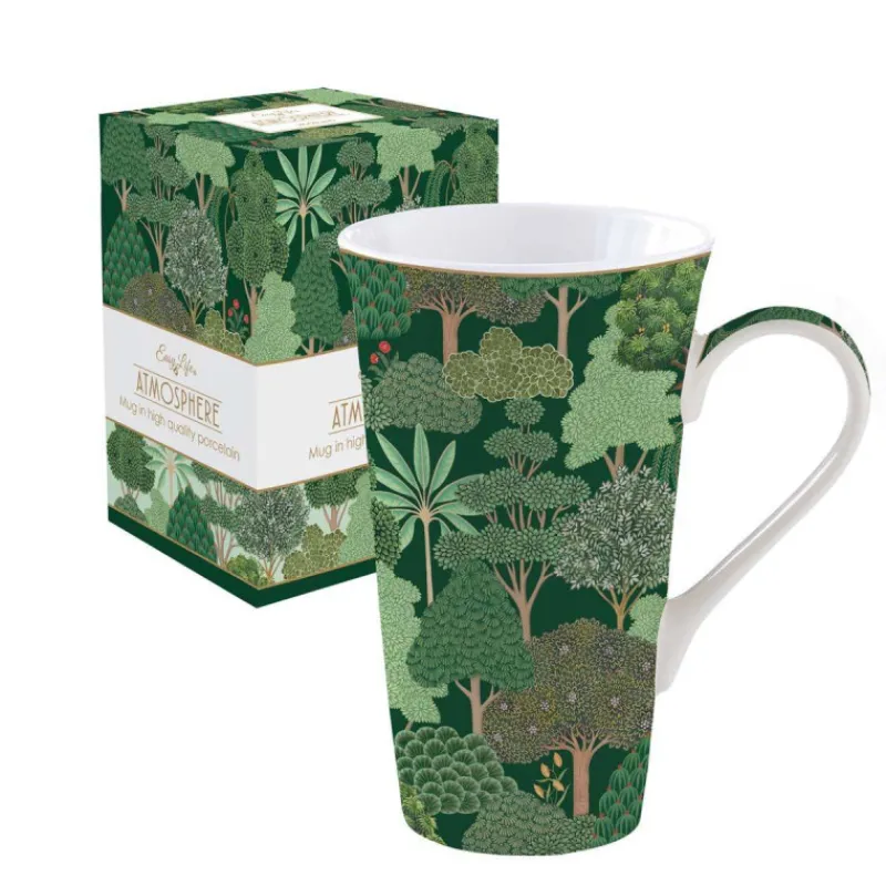 Mugs-Easy Life WOODLAND coffret 1 mégamug 60cl en porcelaine